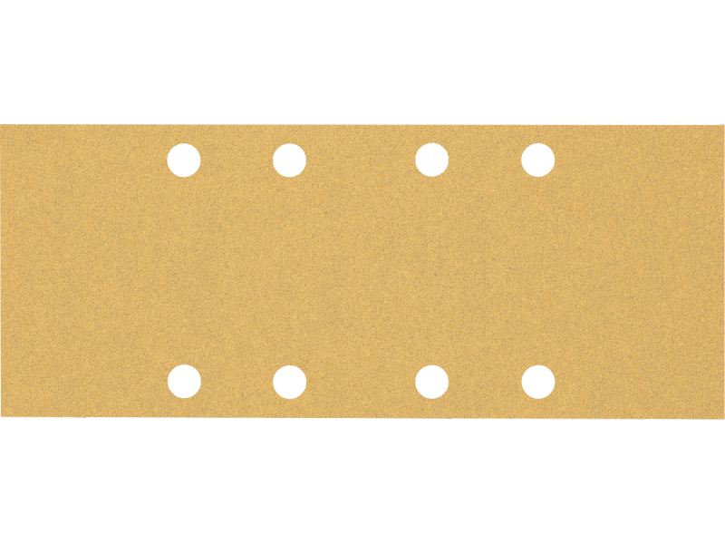 Brusni papir EXPERT Bosch z 8 luknjami za vibracijske brusilnike, Dimenzije: 93x230mm, Zrnatost: 100, 2608900871